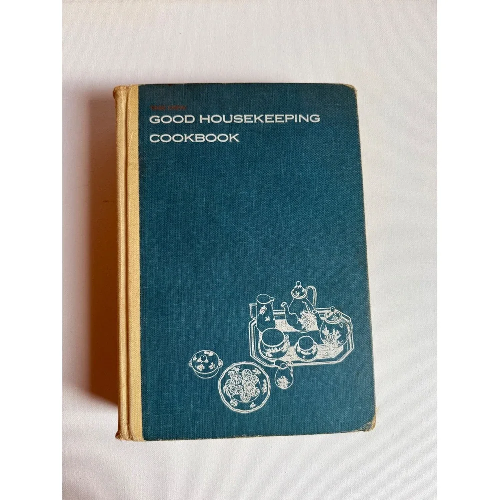 Vintage 1963 The New Good Housekeeping Cookbook Dorothy B Marsh Hardcover Teal